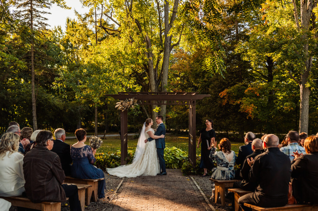 Outdoor Ceremony at Strathmere Farmhouse in Ottawa