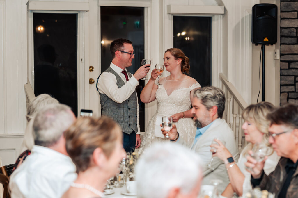 Indoor Reception at Strathmere Farmhouse in Ottawa