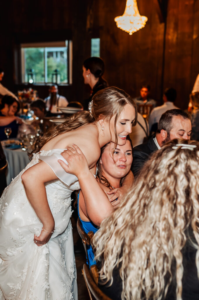 Guests celebrating during a wedding reception at Strathmere Weddings Estate