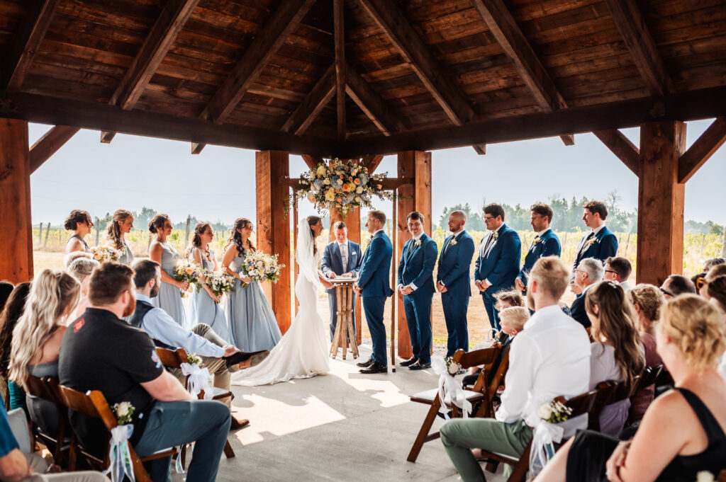 Wedding Ceremony at Richmond Estate Winery
