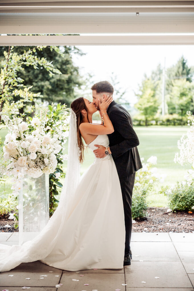 Ceremony portrait at Thee Farm