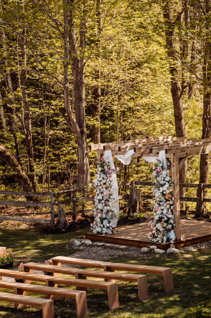 ceremony space at Domaine Mallity Estate 